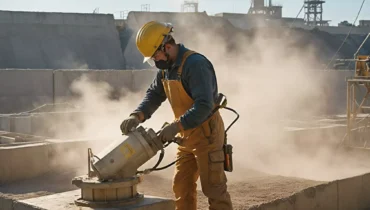 Odsysanie pyłu z betonu — systemy i ich skuteczność