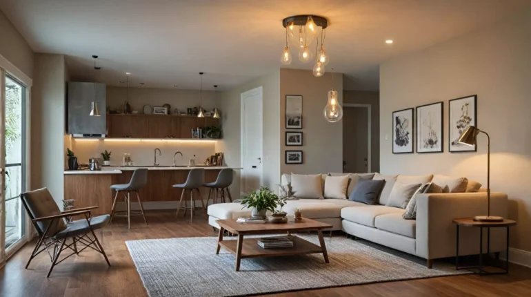 Oświetlenie a wykończenia — jak integrować lampy z aranżacją