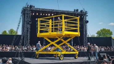 Wynajem podnośników na wydarzenia i prace montażowe — praktyczne wskazówki