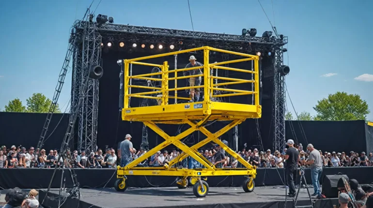 Wynajem podnośników na wydarzenia i prace montażowe — praktyczne wskazówki