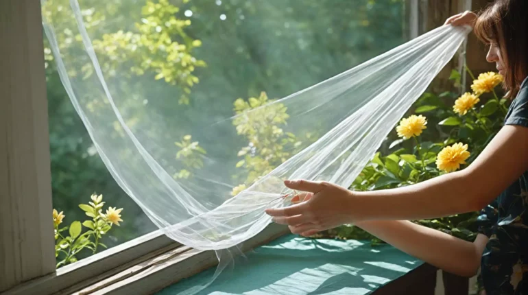 Jak dbać o moskitiery latem i zimą