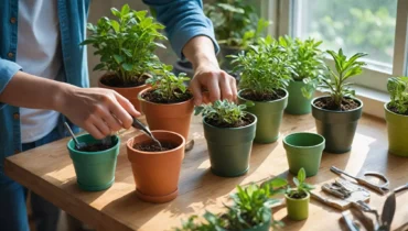 Ekologiczne donice z recyklingu — projekty DIY