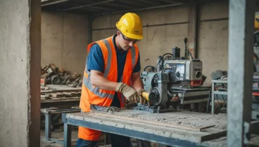 Bezpieczeństwo pracy przy maszynie do frezowania betonu