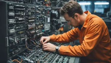 Naprawa modułów sterujących silnikiem diesla w maszynach budowlanych